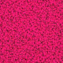 Kralen delica's 11/0 fuchsia halfmat (4gr)
