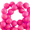 10mm acryl kralen shiny Fuchsia pink