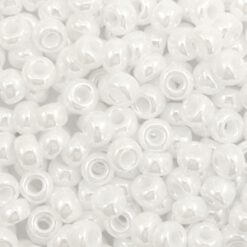 Miyuki rocailles 8/0 Ceylon white pearl