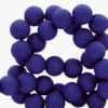 4mm acryl kralen matt Dark blue