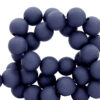 8mm acryl kralen Navy blue