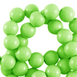 10mm acryl kralen shiny Light green