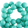 10mm acryl kralen shiny Teal green