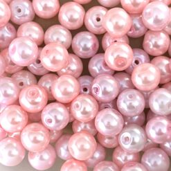 Glasparels 10mm Licht roze