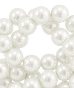 Glasparels 4mm White