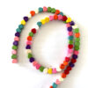 Kralen keramiek hart Multicolour