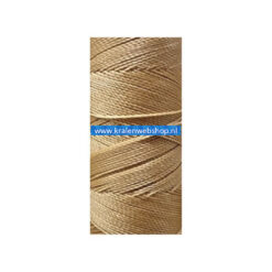 Linhasita Braziliaans polyester waxkoord 1mm Beige