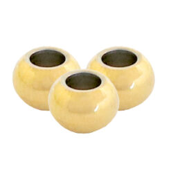 Kralen van RVS 5mm Goud