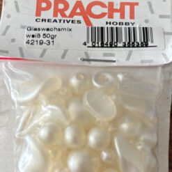 Pracht glasparelmix ivoor
