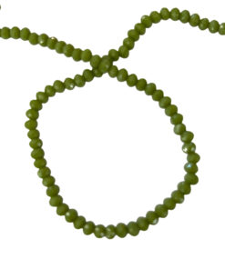 Top Facet kraal 3x2mm olive