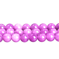 Natuursteen chalcedony kraal Lila paars 8mm