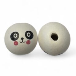 Houten Kralen blank panda 22mm