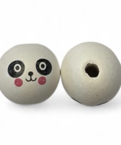 Houten Kralen blank panda 22mm