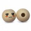 Witte houten Kralen blank panda 18mm