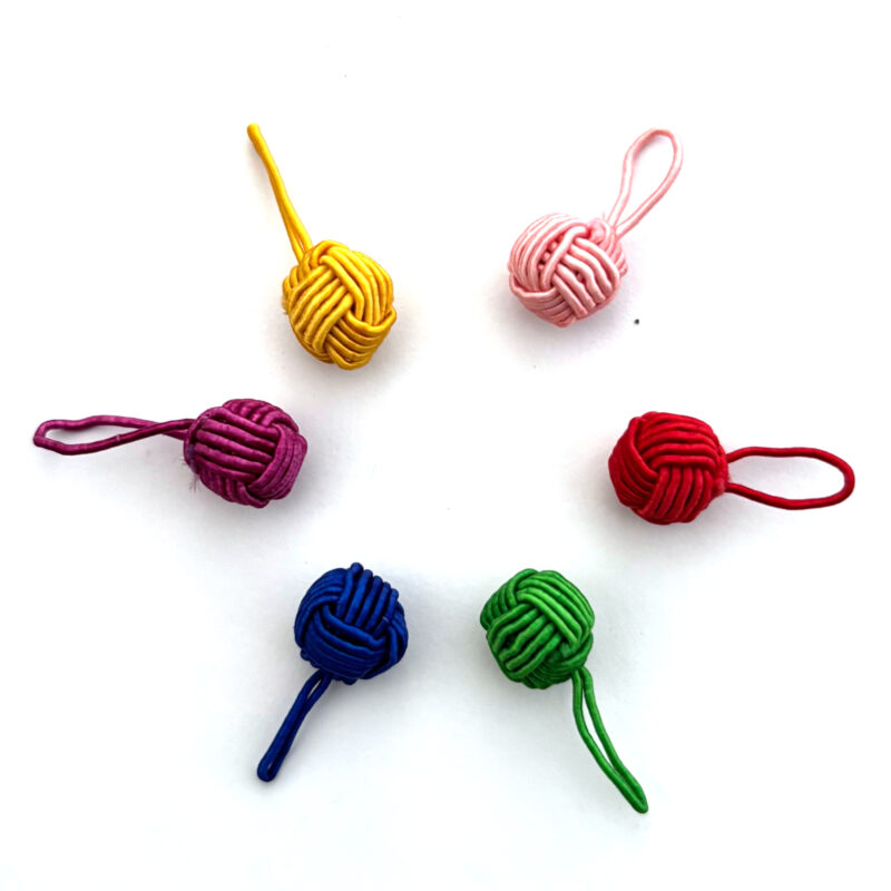 DIY supplies brei steekmarkeerders ball