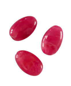 Marmer acryl kralen XL 29x19mm fuchsia white