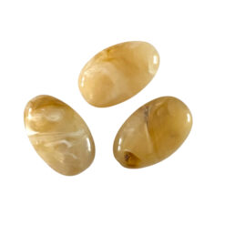 Marmer acryl kralen XL 29x19mm beige brown white