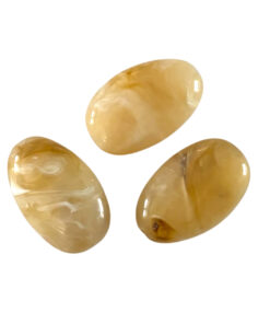 Marmer acryl kralen XL 29x19mm beige brown white