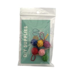 DIY supplies brei steekmarkeerders ball