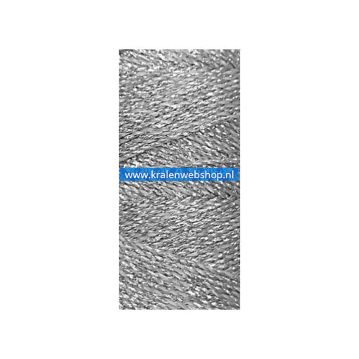 Linhasita Braziliaans polyester waxkoord Zilver 0.5mm