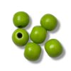 Houten kralen rond 12mm lime