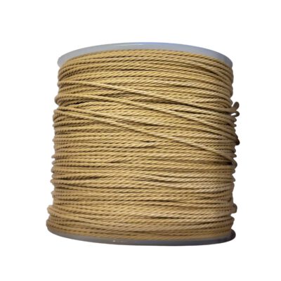 Waxkoord gedraaid 1mm beige