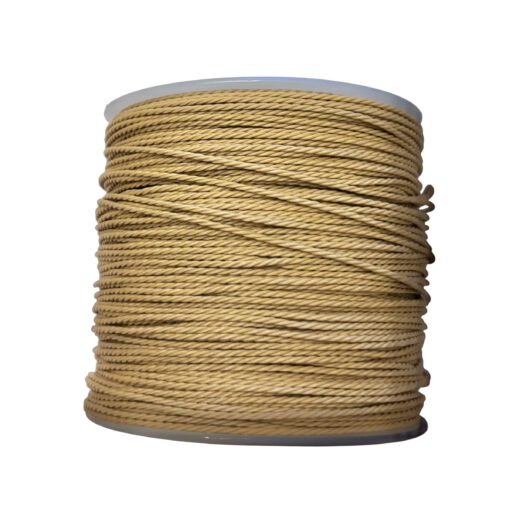 Waxkoord gedraaid 1mm beige
