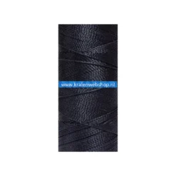Linhasita Braziliaans polyester waxkoord Donker blauw 0.5mm 73