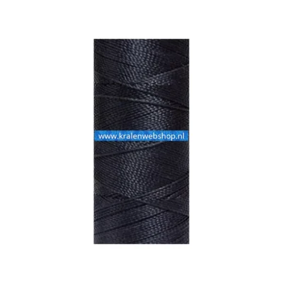 Linhasita Braziliaans polyester waxkoord Donker blauw 0.5mm 73