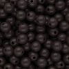8 mm DQ acryl kralen shiny Dark chocolate brown - artikelnummer 105160