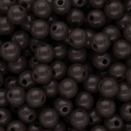 8 mm DQ acryl kralen shiny Dark chocolate brown - artikelnummer 105160