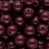 12 mm DQ acryl kralen shiny Mahogany red - artikelnummer 105182