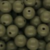 12 mm DQ acryl kralen shiny Army green - artikelnummer 105184