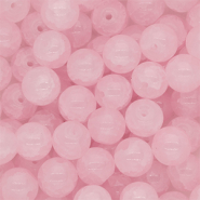 8 mm glaskralen Light pink - artikelnummer 104654