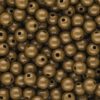 10 mm DQ acryl kralen shiny Wood thrush brown 17-1129 TCX - artikelnummer 98400