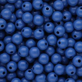 10 mm DQ acryl kralen shiny Dazzling blue 18-3949 TCX - artikelnummer 98405